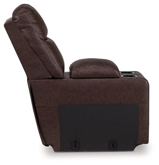 Punch Up Power Reclining Sectional Loveseat with Console - Casa Morelos / Coahuila Furniture (Oklahoma City, OK)