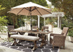 Beachcroft Outdoor Dining Set - Casa Morelos / Coahuila Furniture (Oklahoma City, OK)