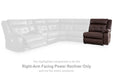 Punch Up Power Reclining Sectional Loveseat with Console - Casa Morelos / Coahuila Furniture (Oklahoma City, OK)