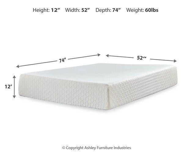 Chime 12 Inch Memory Foam Mattress in a Box - Casa Morelos / Coahuila Furniture (Oklahoma City, OK)