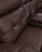 Punch Up Power Reclining Sectional Loveseat with Console - Casa Morelos / Coahuila Furniture (Oklahoma City, OK)