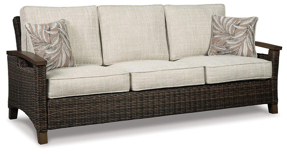 Paradise Trail Outdoor Sofa, Lounge Chairs and Fire Pit Table - Casa Morelos / Coahuila Furniture (Oklahoma City, OK)
