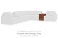 Modmax Balanced Sectional with Audio and Storage Consoles - Casa Morelos / Coahuila Furniture (Oklahoma City, OK)