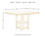 Ralene Counter Height Dining Set - Casa Morelos / Coahuila Furniture (Oklahoma City, OK)
