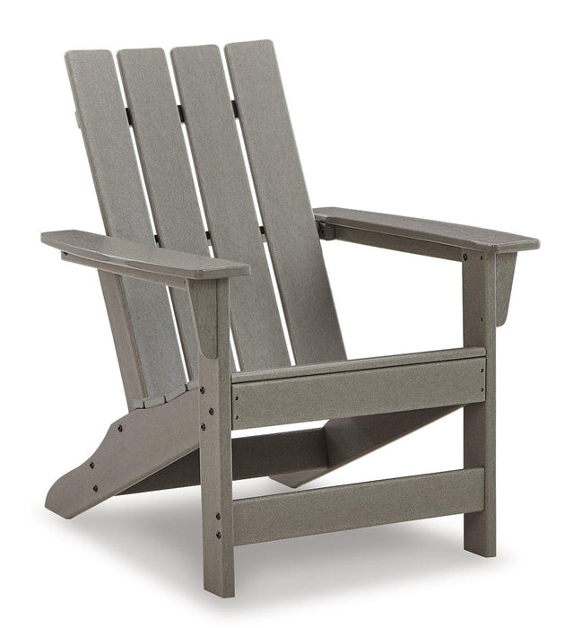 Visola Outdoor Adirondack Chair Set with End Table - Casa Morelos / Coahuila Furniture (Oklahoma City, OK)