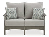 Visola Outdoor Sofa and Loveseat Set - Casa Morelos / Coahuila Furniture (Oklahoma City, OK)