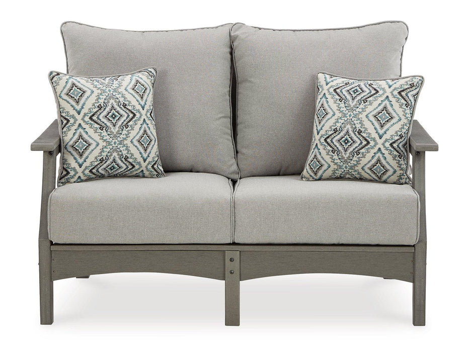 Visola Outdoor Sofa and Loveseat Set - Casa Morelos / Coahuila Furniture (Oklahoma City, OK)