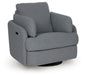 Alainmont Next-Gen Nuvella Swivel Power Recliner - Casa Morelos / Coahuila Furniture (Oklahoma City, OK)