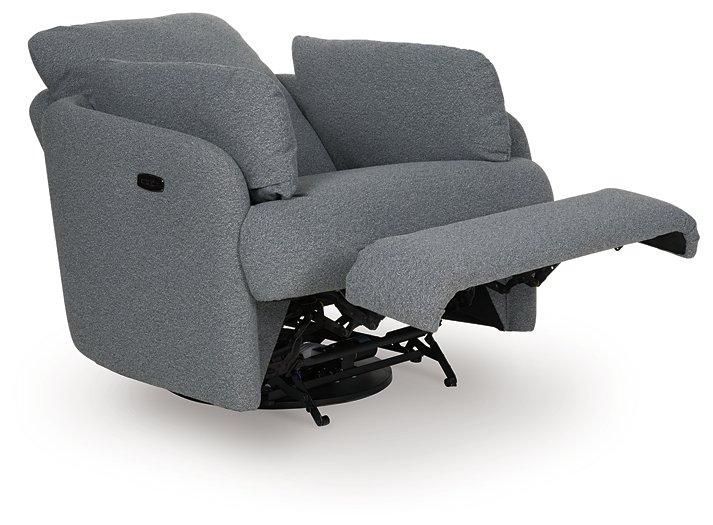 Alainmont Next-Gen Nuvella Swivel Power Recliner - Casa Morelos / Coahuila Furniture (Oklahoma City, OK)