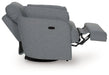 Alainmont Next-Gen Nuvella Swivel Power Recliner - Casa Morelos / Coahuila Furniture (Oklahoma City, OK)