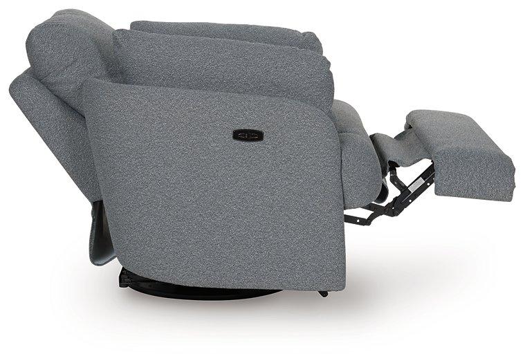 Alainmont Next-Gen Nuvella Swivel Power Recliner - Casa Morelos / Coahuila Furniture (Oklahoma City, OK)