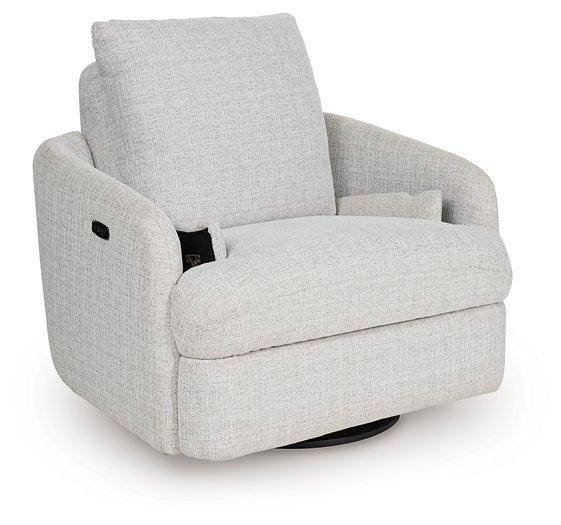 Alainmont Next-Gen Nuvella Swivel Power Recliner - Casa Morelos / Coahuila Furniture (Oklahoma City, OK)