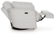 Alainmont Next-Gen Nuvella Swivel Power Recliner - Casa Morelos / Coahuila Furniture (Oklahoma City, OK)