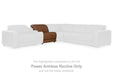 Magic Man Power Reclining Sectional with Console - Casa Morelos / Coahuila Furniture (Oklahoma City, OK)