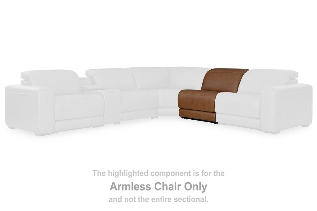 Magic Man Power Reclining Sectional with Console - Casa Morelos / Coahuila Furniture (Oklahoma City, OK)
