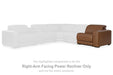 Magic Man Power Reclining Sectional with Console - Casa Morelos / Coahuila Furniture (Oklahoma City, OK)
