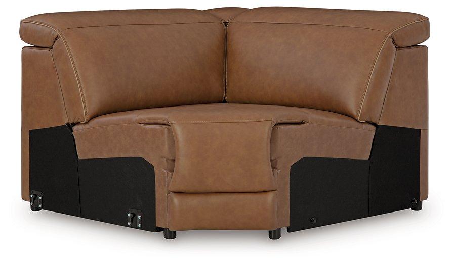 Magic Man Power Reclining Sectional with Console - Casa Morelos / Coahuila Furniture (Oklahoma City, OK)