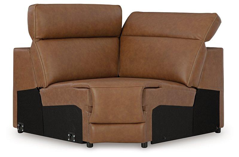 Magic Man Power Reclining Sectional with Console - Casa Morelos / Coahuila Furniture (Oklahoma City, OK)