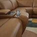 Magic Man Power Reclining Sectional with Console - Casa Morelos / Coahuila Furniture (Oklahoma City, OK)