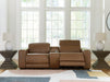 Magic Man Power Reclining Sectional Loveseat with Console - Casa Morelos / Coahuila Furniture (Oklahoma City, OK)