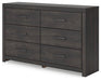 Hollivern Dresser and Mirror - Casa Morelos / Coahuila Furniture (Oklahoma City, OK)