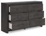 Hollivern Dresser and Mirror - Casa Morelos / Coahuila Furniture (Oklahoma City, OK)