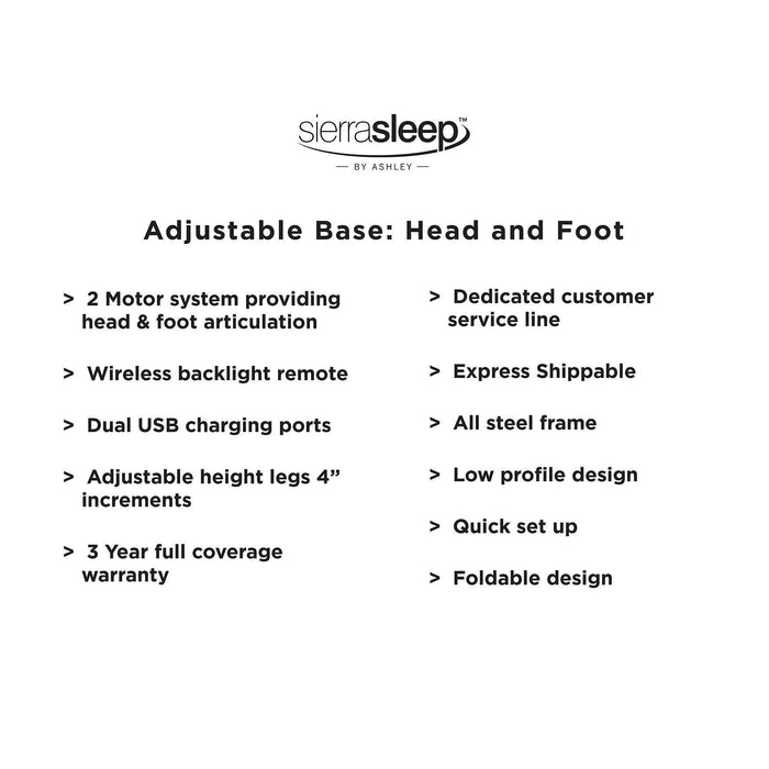 Head-Foot Model-Good Adjustable Base - Casa Morelos / Coahuila Furniture (Oklahoma City, OK)