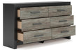 Broachmyn Dresser and Mirror - Casa Morelos / Coahuila Furniture (Oklahoma City, OK)