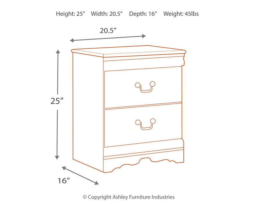 Anarasia Nightstand - Casa Morelos / Coahuila Furniture (Oklahoma City, OK)