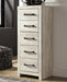 Cambeck Narrow Chest of Drawers - Casa Morelos / Coahuila Furniture (Oklahoma City, OK)