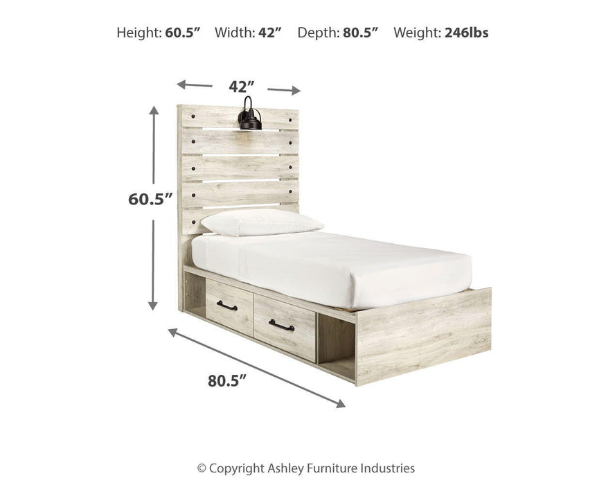 Cambeck Bed with 4 Storage Drawers - Casa Morelos / Coahuila Furniture (Oklahoma City, OK)