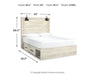Cambeck Bed with 2 Storage Drawers - Casa Morelos / Coahuila Furniture (Oklahoma City, OK)