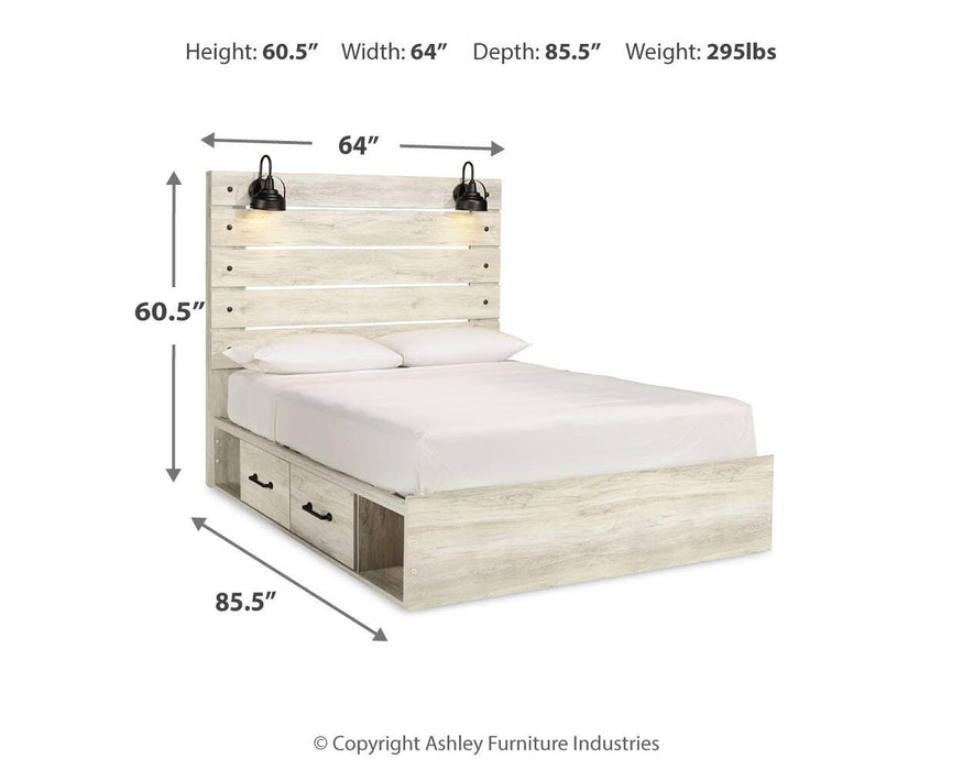 Cambeck Bed with 4 Storage Drawers - Casa Morelos / Coahuila Furniture (Oklahoma City, OK)