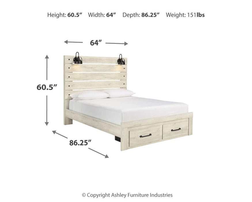 Cambeck Bed with 2 Storage Drawers - Casa Morelos / Coahuila Furniture (Oklahoma City, OK)