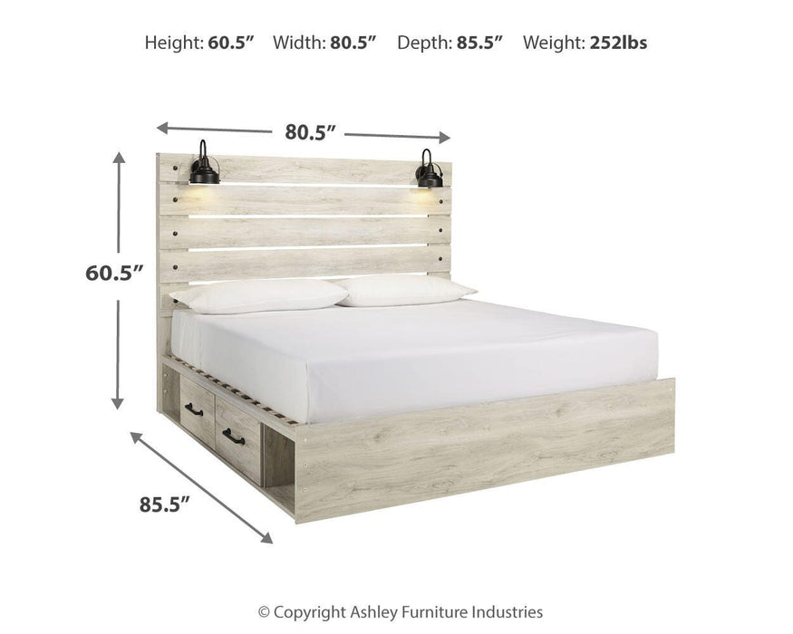 Cambeck Bed with 2 Storage Drawers - Casa Morelos / Coahuila Furniture (Oklahoma City, OK)