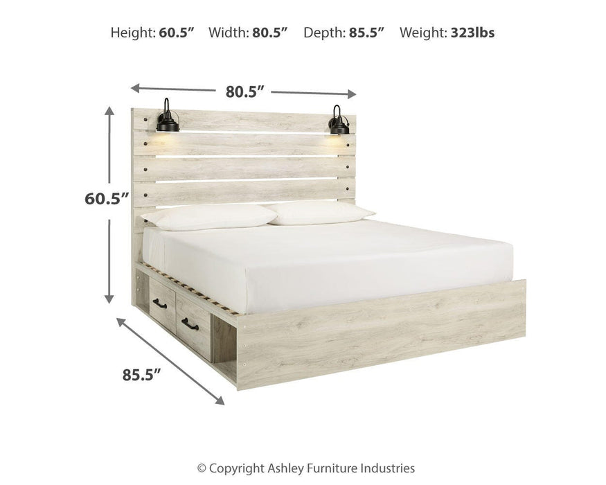 Cambeck Bed with 4 Storage Drawers - Casa Morelos / Coahuila Furniture (Oklahoma City, OK)