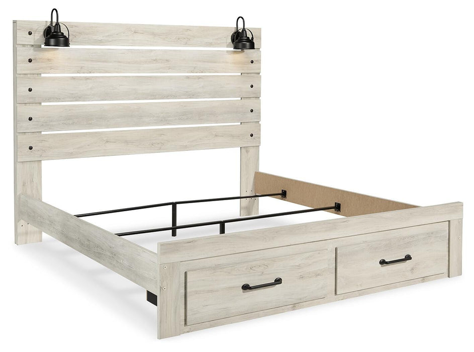 Cambeck Bed with 2 Storage Drawers - Casa Morelos / Coahuila Furniture (Oklahoma City, OK)