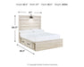 Cambeck Bed with 4 Storage Drawers - Casa Morelos / Coahuila Furniture (Oklahoma City, OK)