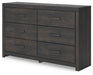 Hollivern Dresser and Mirror - Casa Morelos / Coahuila Furniture (Oklahoma City, OK)