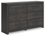 Hollivern Dresser and Mirror - Casa Morelos / Coahuila Furniture (Oklahoma City, OK)