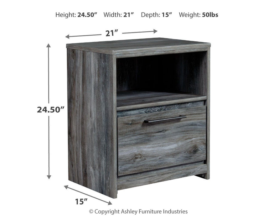 Baystorm Nightstand - Casa Morelos / Coahuila Furniture (Oklahoma City, OK)