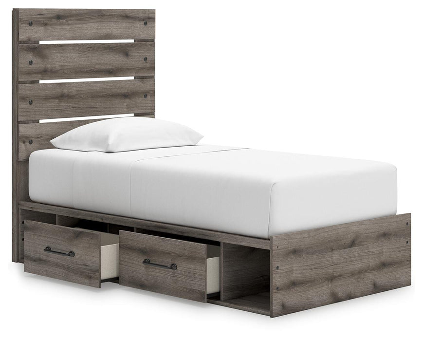 Graystorm Bed with Storage - Casa Morelos / Coahuila Furniture (Oklahoma City, OK)