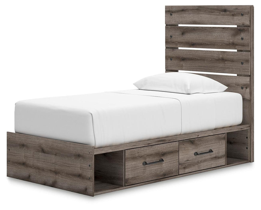 Graystorm Bed with Storage - Casa Morelos / Coahuila Furniture (Oklahoma City, OK)