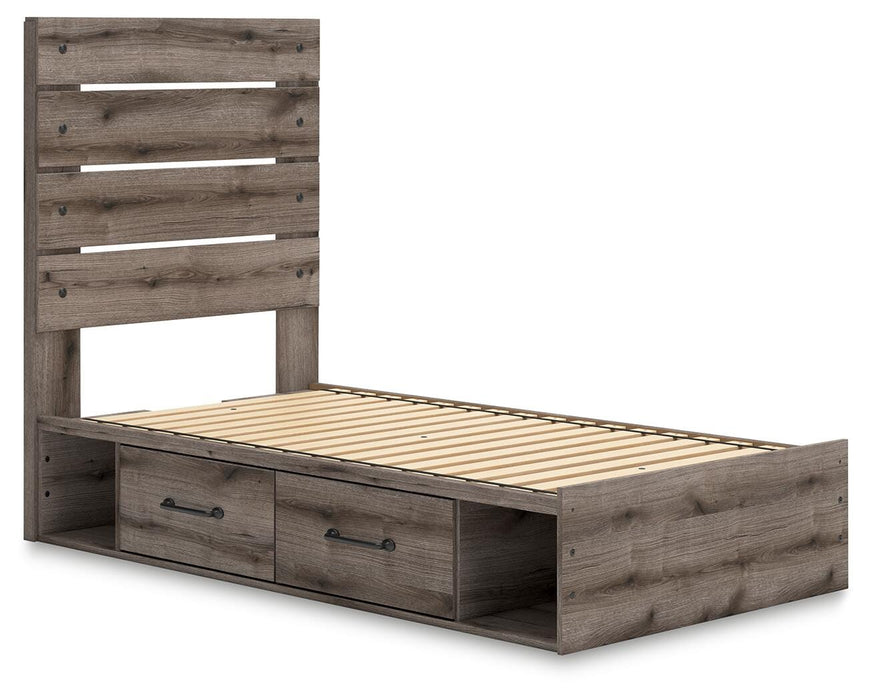 Graystorm Bed with Storage - Casa Morelos / Coahuila Furniture (Oklahoma City, OK)