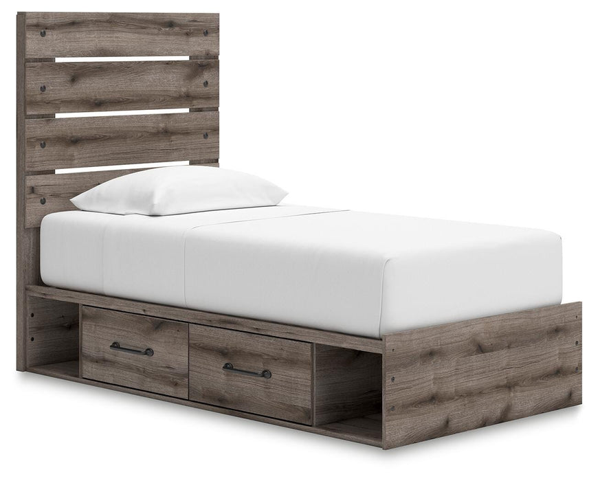 Graystorm Bed with Storage - Casa Morelos / Coahuila Furniture (Oklahoma City, OK)