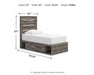 Graystorm Bed with Storage - Casa Morelos / Coahuila Furniture (Oklahoma City, OK)