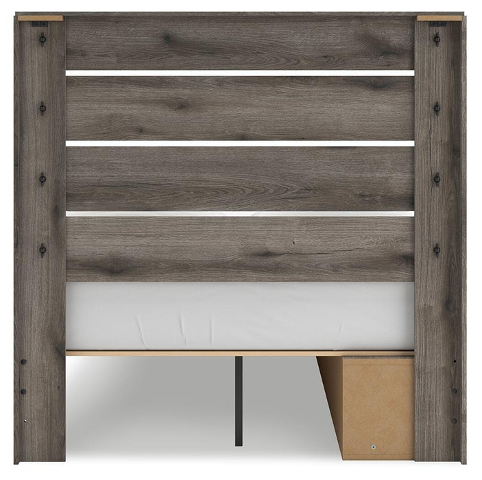 Graystorm Bed with Storage - Casa Morelos / Coahuila Furniture (Oklahoma City, OK)