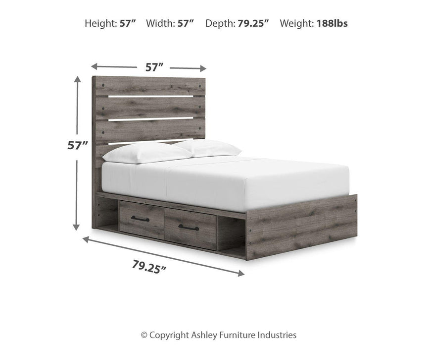 Graystorm Bed with Storage - Casa Morelos / Coahuila Furniture (Oklahoma City, OK)