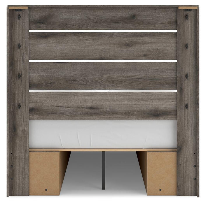Graystorm Bed with Storage - Casa Morelos / Coahuila Furniture (Oklahoma City, OK)