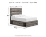 Graystorm Bed with Storage - Casa Morelos / Coahuila Furniture (Oklahoma City, OK)